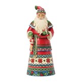 Figurine: Laplander Santa with Rocking Horse by Heartwood Creek