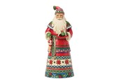 Figurine: Laplander Santa with Rocking Horse by Heartwood Creek