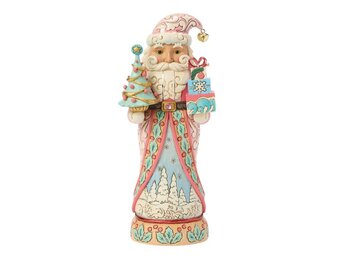 Figurine: Pastel Nutcracker with Tree Figurine by Heartwood Creek