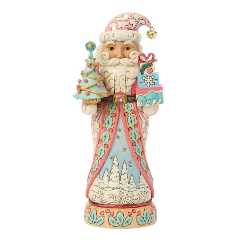 Figurine: Pastel Nutcracker with Tree Figurine by Heartwood Creek