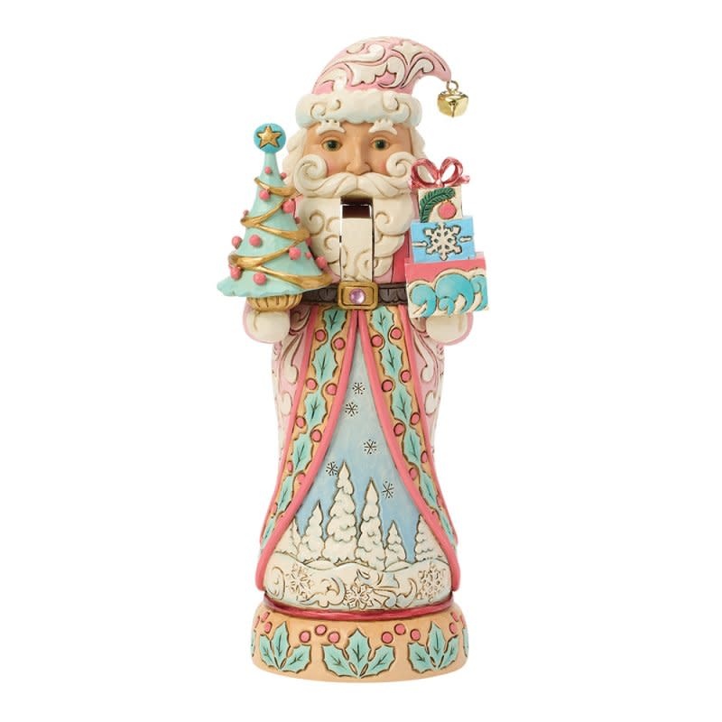 Figurine: Pastel Nutcracker with Tree Figurine by Heartwood Creek