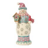 Figurine: Pastel Snowman Nutcracker by Heartwood Creek
