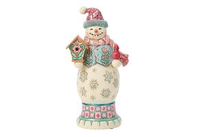 Figurine: Pastel Snowman Nutcracker by Heartwood Creek