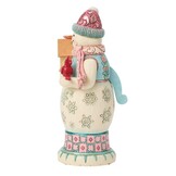 Figurine: Pastel Snowman Nutcracker by Heartwood Creek