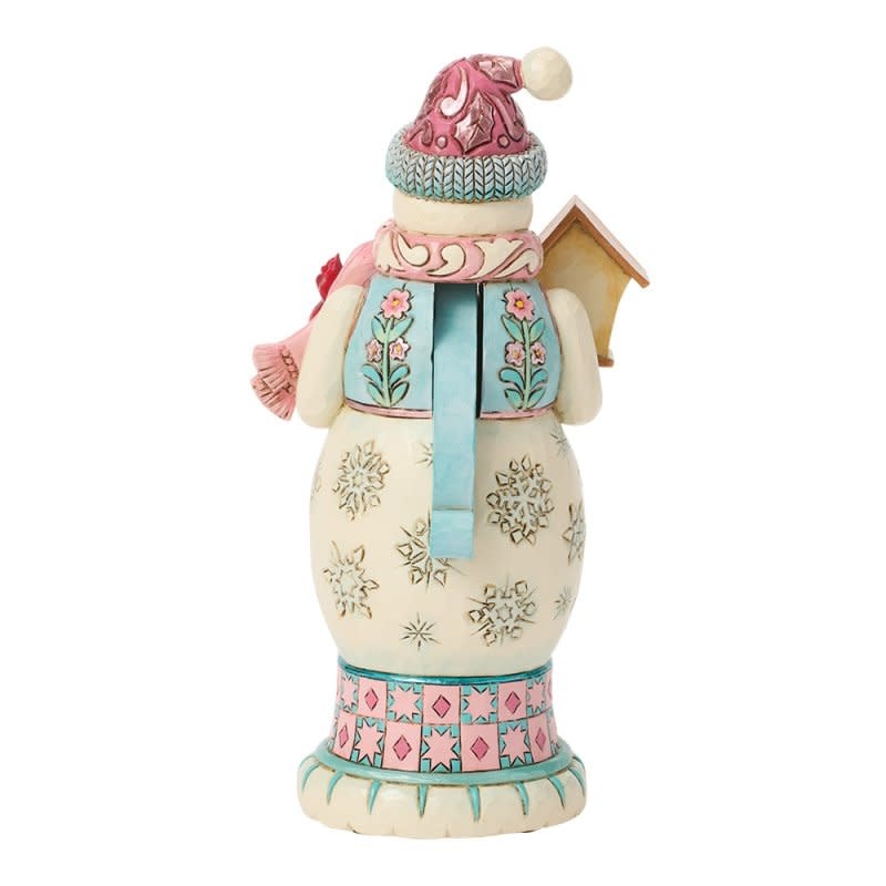 Figurine: Pastel Snowman Nutcracker by Heartwood Creek