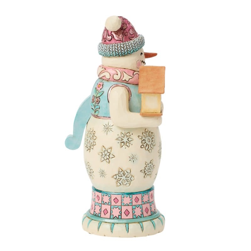 Figurine: Pastel Snowman Nutcracker by Heartwood Creek