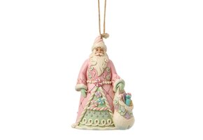 Ornament: Sweets Santa with a Bag of Candy H/O by Heartwood Creek