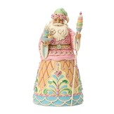 Figurine: Sweets Santa with Macaron Staff Figurine by Heartwood Creek