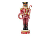 Noterkraker: Soldier Nutcracker Pink & Red