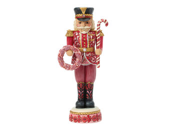 Noterkraker: Soldier Nutcracker Pink & Red