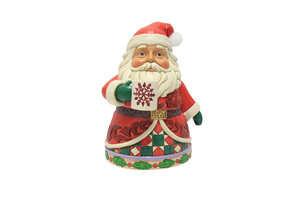 Figurine: Santa Drinking Hot Cocoa Figurine by Heartwood Creek
