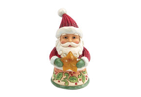 Mini Figurine: Santa - Holding Star