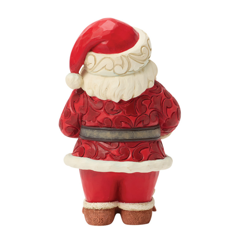 Figurine: Santa with Hot Cocoa Pint Figurine by Heartwood Creek