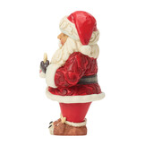 Figurine: Santa with Hot Cocoa Pint Figurine by Heartwood Creek