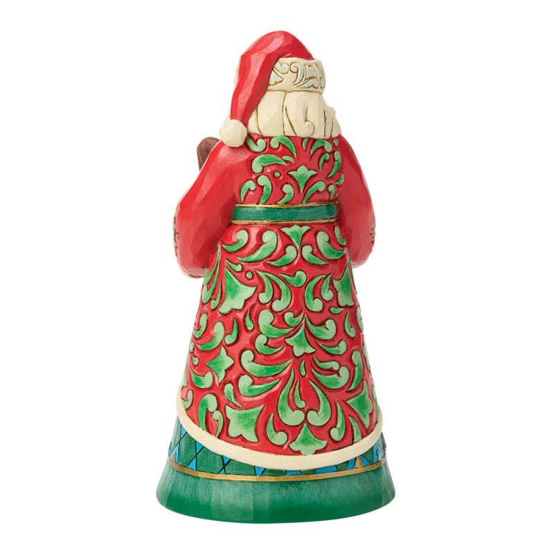 Figurine: Santa with Rescue Pets Figurine by Heartwood Creek