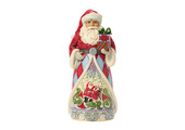 Figurine: Santa with Santa & Mrs Claus Scene by Heartwood Creek