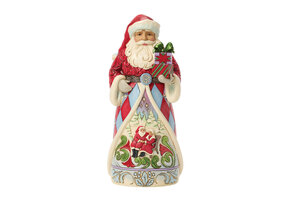 Figurine: Santa with Santa & Mrs Claus Scene by Heartwood Creek