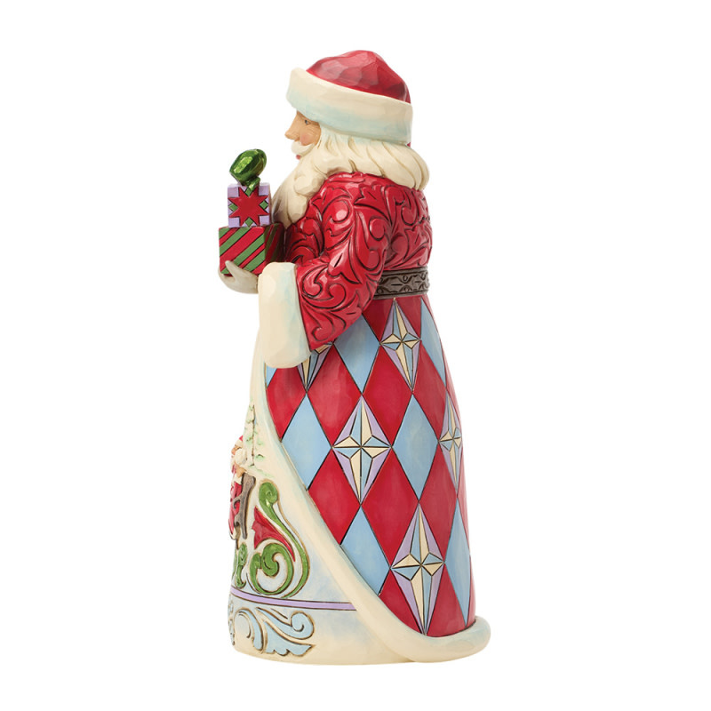 Figurine: Santa with Santa & Mrs Claus Scene by Heartwood Creek