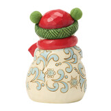 Figurine: Snowman with Pom Pom Hat Figurine by Heartwood Creek