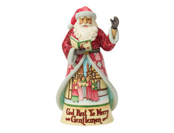 Figurine: Song Santa Figurine by Heartwood Creek
