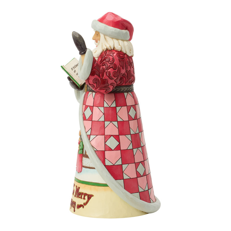 Figurine: Song Santa Figurine by Heartwood Creek