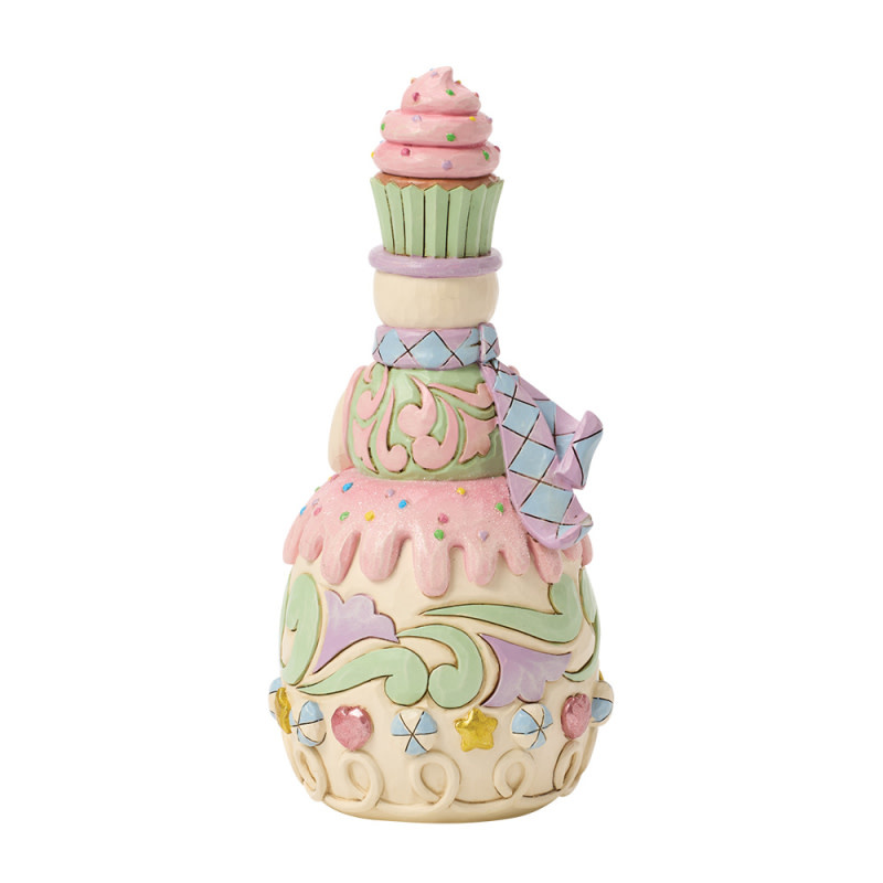 Figurine: Sweets Snowman with Bunt Cake Figurine by Heartwood Creek