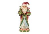 Figurine: Traditional Nutcracker with Tree Figurine by Heartwood Creek