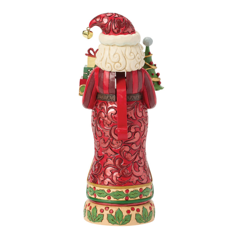 Figurine: Traditional Nutcracker with Tree Figurine by Heartwood Creek