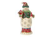 Notenkraker: Traditional Snowman Nutcracker by Heartwood Creek
