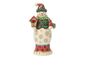 Notenkraker: Traditional Snowman Nutcracker by Heartwood Creek