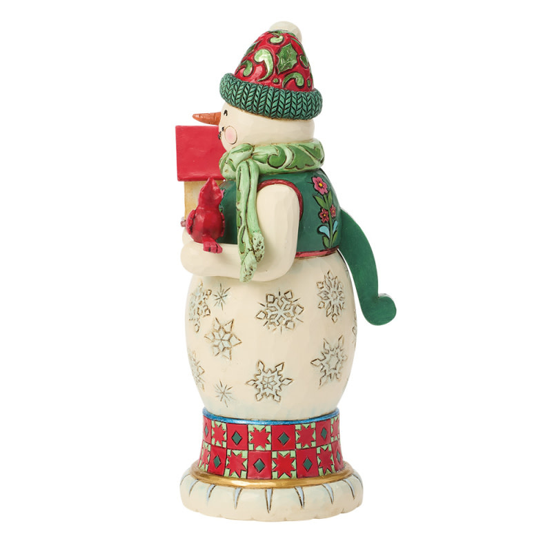 Notenkraker: Traditional Snowman Nutcracker by Heartwood Creek