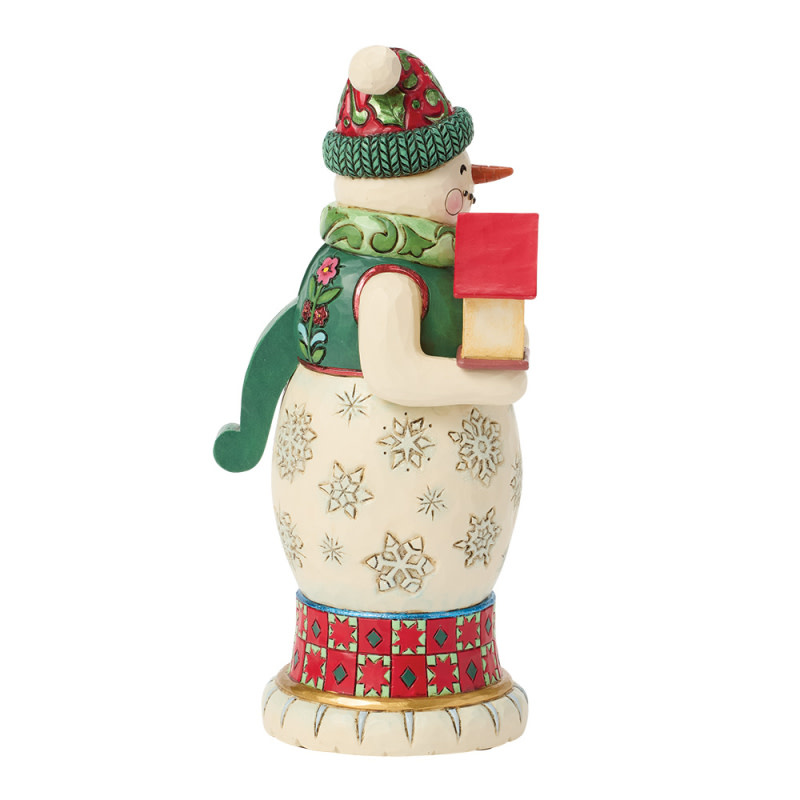 Notenkraker: Traditional Snowman Nutcracker by Heartwood Creek