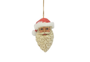 Hanging Ornament: Vintage Santa Head