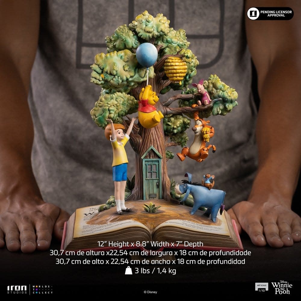 Figurine: Winnie the Pooh and Friends - Disney Classics Deluxe Art Scale Statue 1/10 (100th Anniversary) 31 cm