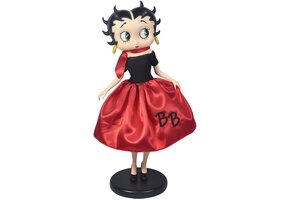 Figurine: Betty Boop - In 50's Costume (With Fabric Clothes)