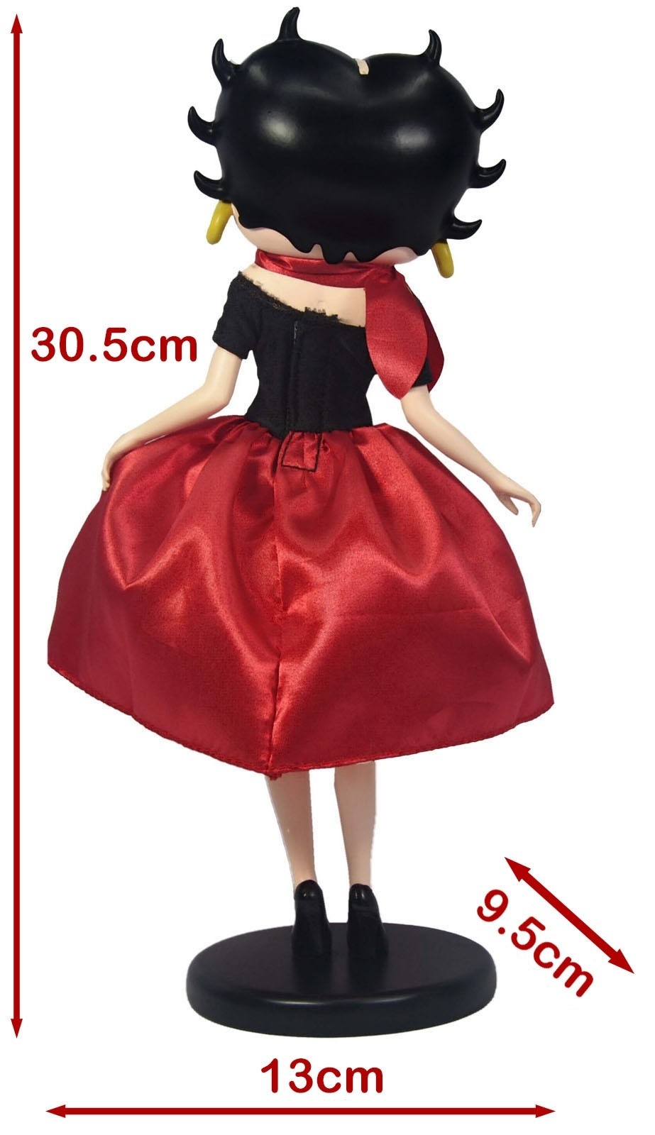 Figurine: Betty Boop - In 50's Costume (With Fabric Clothes)