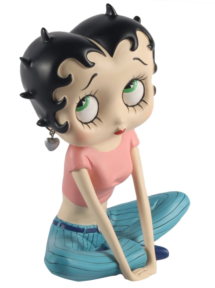 Figurine: Betty Boop - Sitting Cross legs 16cm