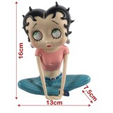 Figurine: Betty Boop - Sitting Cross legs 16cm