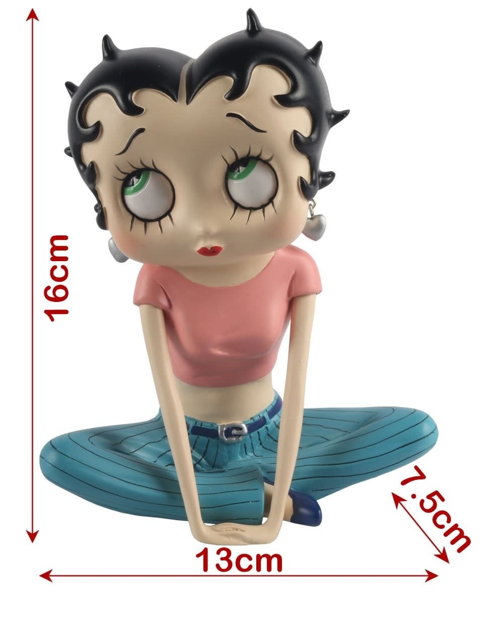 Figurine: Betty Boop - Sitting Cross legs 16cm