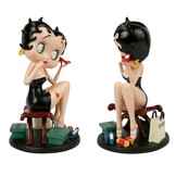 Figurine: Betty Boop - Fitting Shoes Black Dress