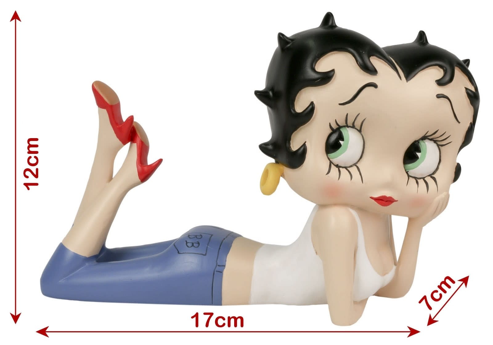 Figurine: Betty Boop Lying Down Sunny Day