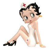 Figurine: Betty Boop Sitting Nurse.