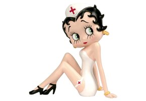 Figurine: Betty Boop Sitting Nurse.