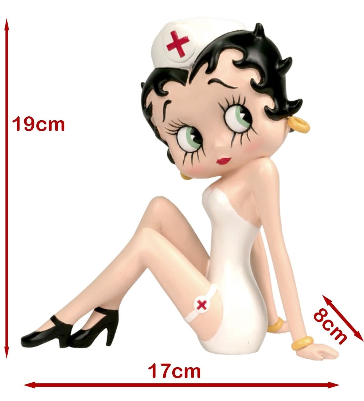 Figurine: Betty Boop - Sitting Nurse