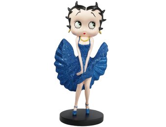 Figurine: Betty Boop Cool Breeze (Blue Glitter)