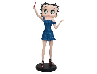 Figurine: Betty Boop Selfie - Blue Glitter