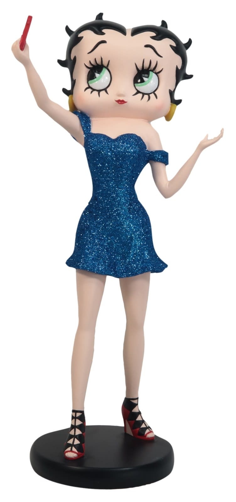 Figurine: Betty Boop - Selfie Blue Glitter