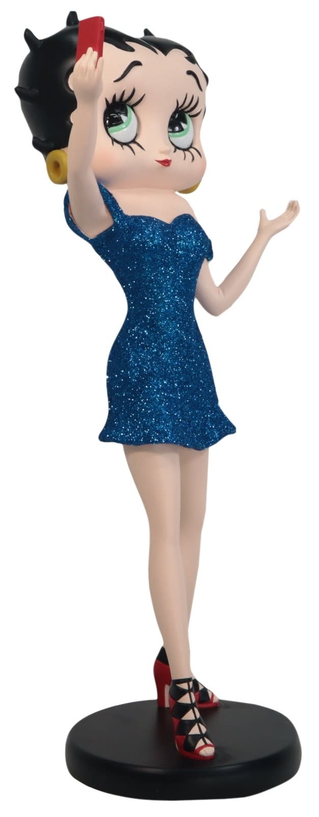 Figurine: Betty Boop - Selfie Blue Glitter