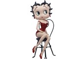 Figurine: Betty Boop On Chair Red Glitter