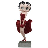 Figurine: Betty Boop - Posing (Red Glitter Dress)